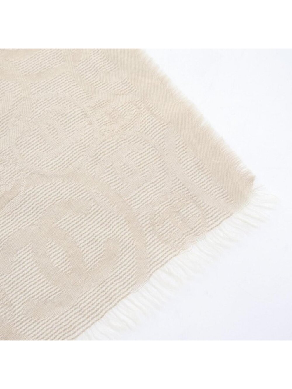 Chanel Shawl Scarf Beige - Picture 2 of 4